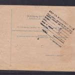 Österreich Post Begleitadresse Karlsbad - Köln - Ostende 1911