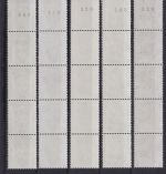 Berlin 1987/1990 - Sehenswürdigkeiten in 5er-Streifen mit Rollennummer komplett