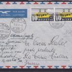 Schweiz Flugpost Notflug Zürich - Sta. Maria 1951