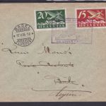 Schweiz Flugpost Le Locle - Bale 1926