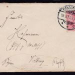 Brief von der SMS Schwaben 1911