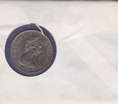 Numisbrief Großbritannien 1 Crown 1972 Coronation