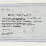 DDR 1432/1433 PH postfr./mnh Pioniere 1968 PHASENDRUCKE mit Attest BPP