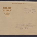 Forces Letter O.N.U.C. Pisa ca. 1963