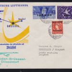 Lufthansa London - Brüssel - Düsseldorf Zuleitung aus Tanger 1958