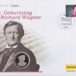 Numisbrief 10 € Richard Wagner 2013