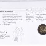 Numisbrief Deutschland 2 Euro Baden-Württemberg Kloser Maulbronn 2013