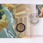 Numisbrief Ägypten 5 Piastres Königin Nofretete 2013