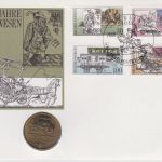 Numisbrief DDR 5 Mark 1990 500 Jahre Postwesen