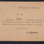 Bayern P 17 mit privatem Zudruck aus Fürth nach Passau