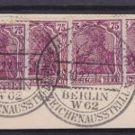 Deutsches Reich 4 x 148 I auf Briefstück gepr. Bauerr BPP 1922 Michel 220 €