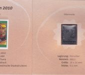 Numiphilum Nr. 10 Briefmarke + 999er Silberbarren Weihnachten 2010