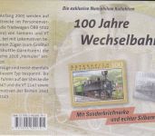 Numiphilum Nr. 8 Briefmarke + 999er Silberbarren Eisenbahn 2010