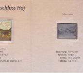 Numiphilum Nr. 5 Briefmarke + 999er Silberbarren Schloss Hof 2010