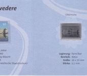 Numiphilum Nr. 4 Briefmarke + 999er Silberbarren Schloss Belvedere 2010