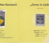 Numiphilum Nr. 3 Briefmarke + 999er Silberbarren Max Kurzweil Gemälde 2010