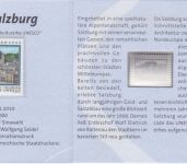 Numiphilum Nr. 1 Briefmarke + 999er Silberbarren Salzburg 2010