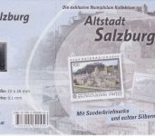 Numiphilum Nr. 1 Briefmarke + 999er Silberbarren Salzburg 2010