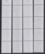 Bund 1379+1469+1665+2009 5er-Streifen mit Nummer postfr./mnh Michel 37 €