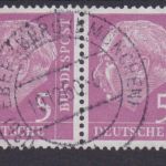 Bund 179 x Wv 4er-Block + 3 waagr. Paare gest. Heuss 1954 Michel 37 €