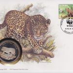 Numisbrief Belize Medaille Jaguar WWF 1992
