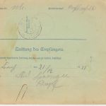 Österreich Post-Begleitadresse aus Bozen nach Bach/Tirol 1911