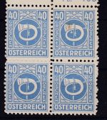 Österreich 733 postfr. mit Plattennummer
