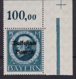 Bayern 131 postfr./mnh Eckrand
