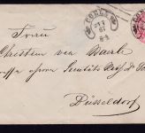 Preußen GA mit Hufeisenstempel Coeln1867