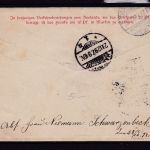 Deutsches Reich Karten-Brief Bahnpost Berlin-Hamburg 1897