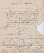 Vorphila-Brief Passau 1852