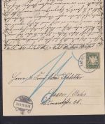 Bayern Doppel-AK Bad Reichenhall mit Nachporto 1899