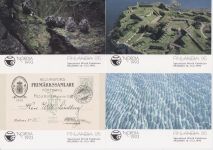 Finnland 4 Ganzsachen Hologramm 1995