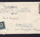 Finnland Luftpost-Brief nach Meerane/Sachsen 1942 ZENSUR/CENSOR