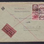 Deutsches Reich EILBOTEN-Brief der UFA nach München 1938