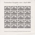 Deutsches Reich 65 Neudruck-Bogen aus der DDR 1984 Michel 40 €