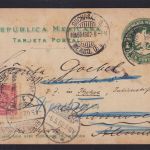 USA p/s with flag cancellation Newport 1900