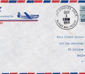 Erstflug FFC: Pan Am FAM 14 Los Angeles - Melbourne 1958