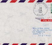 Erstflug FFC: Pan Am Los Angeles - London Polar Route 1957