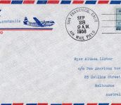 Erstflug FFC: Pan Am San Francisco - Melbourne 1958