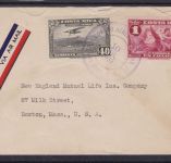 Flugpost: Costa Rica - Boston USA 1937