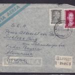 Flugpost: Argentinien Puente Saavedra - Starnberg 1953