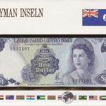 Banknotenbrief Cayman Isl. 1 Dollar 1974 UNC