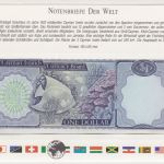 Banknotenbrief Cayman Isl. 1 Dollar 1974 UNC
