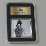 SILBER-Briefmarke: Queen Elizabeth II.: Die Geburt von Prinz Charles