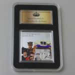 SILBER-Briefmarke: Queen Elizabeth II.: Die Beerdigung von Queen Mum