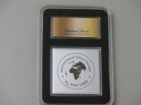 SILBER-Briefmarke: Queen Elizabeth II.: Krönung der Königin