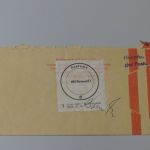 BRD Geldscheintasche / Banderole zu 1000 DM 1972