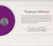 Numisbrief Mongolei 1 Möngö 1970 - coins of all nations