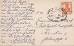 Berlin Hallesches Tor mit Hochbahn 1918 Bahnpost
